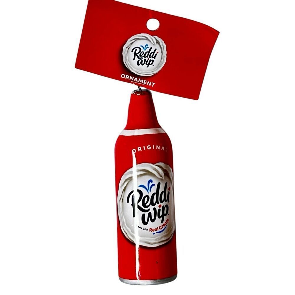 New With Tags Christmas Ornament Reddi Wip Whipped Topping Advertising Retro - Picture 5 of 7